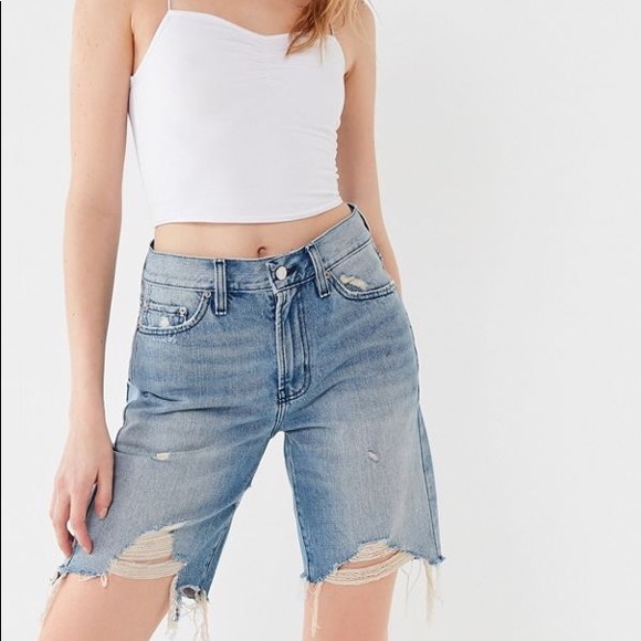 low rise bermuda shorts